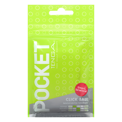 Tenga Pocket «Click Ball» stimulating pocket masturbator with dotted structure