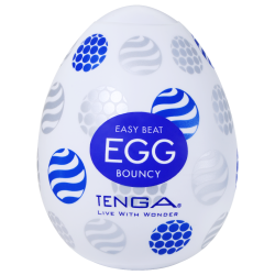 Tenga Egg «Bouncy» Einmal-Masturbator mit stimulierender Struktur (große Noppen)