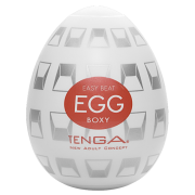 Tenga Egg Boxy: Ei-Masturbator mit gestuften eckigen Noppen