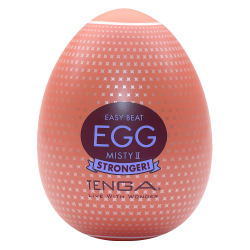 Tenga Egg Stronger «Misty II» disposable masturbator with stimulating structure (jagged nubs)
