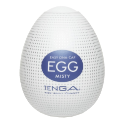 Tenga Egg «Misty» hard boiled, disposable masturbator with stimulating structure (small dots)
