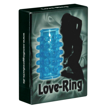 Vending machine pack «Love-Ring» tight penis sleeve with dots