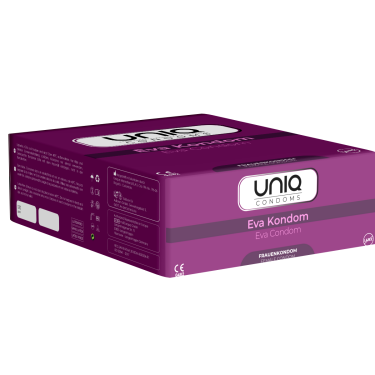 UNIQ «Eva Condom» Kondomslip, 50 latexfreie Frauenkondome