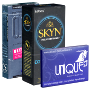 Kondomotheke® Latexfreie Kondome Probierset 3D