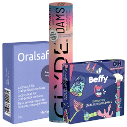 ! Kondomotheke® Oral Dams Starterpack - 3x Lecktücher