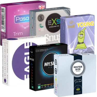 Kondomotheke® A6 Special Tight SIXPACK - 6x extra tight condoms (18 condoms)