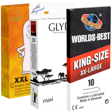 ! Kondomotheke® B3 XXL Mix A - 3x große Kondome