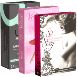 Kondomotheke® Ladies Mix - 3x female condoms (9 pieces)