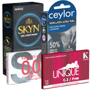 Kondomotheke® Latexfreie Kondome Probierset 4C