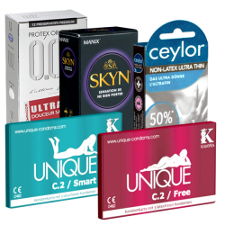 ! Kondomotheke® Latexfreie Kondome - 5-Sorten-Pack A