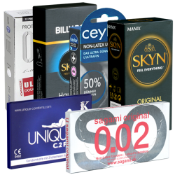 ! Kondomotheke® Latexfreie Kondome - 6-Sorten-Pack B