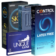 Kondomotheke® Latexfreie Kondome Probierset 4F