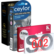 Kondomotheke® Latexfreie Kondome Probierset 4C