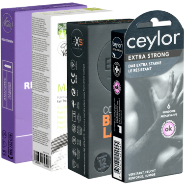 ! Kondomotheke® Special Gay Pack 3 - 4x extra starke Analkondome (34 Kondome)