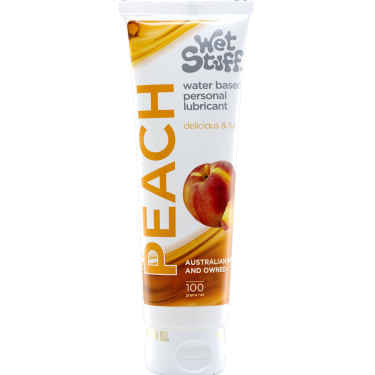 Wet Stuff «Peach» 100g fruchtiges Gleitgel mit Pfirsichgeschmack