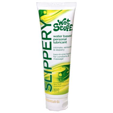 Wet Stuff «Slippery» 2in1 - 100g sensual and long lasting lubricant and massage gel
