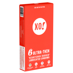 XO! «Ultra Thin» 6  vegan condoms for the real feeling