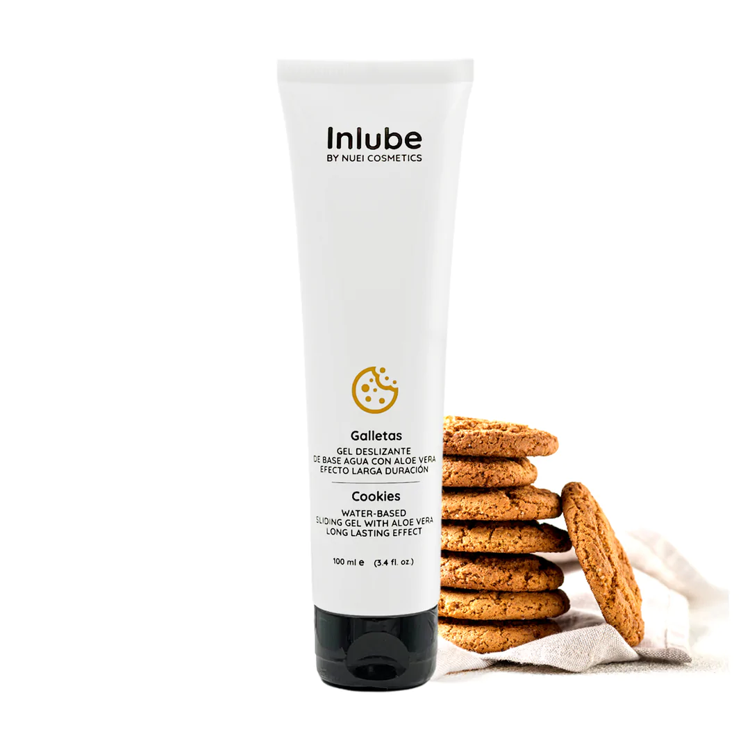INLUBE «Galletas» Cookies - mit Keks-Geschmack, aromatisiertes Gleitgel auf Wasserbasis, 100ml (1)