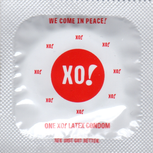 XO! «HI-Sensation» 12 stimulating vegan condoms with ribs and dots - made of biodegredable Fair Trade latex