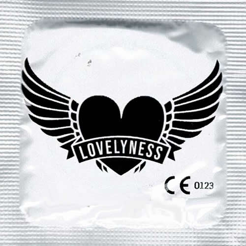 Lovelyness «Ribs & Dots» 1 stimulierendes Kondom für mehr Spaß beim Akt der Liebe