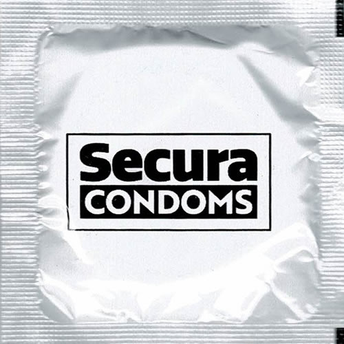 Secura «Extra Safe» 48 extra thick condoms for increased safety during anal sex