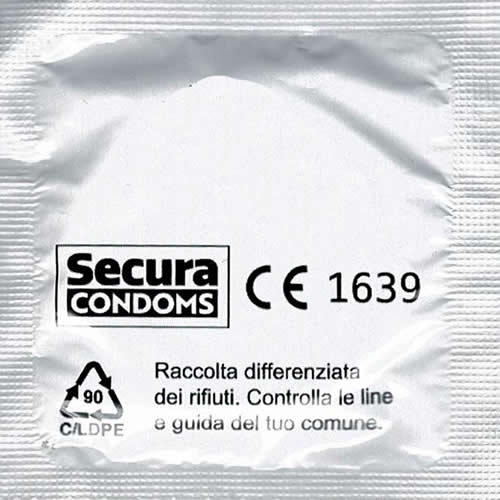 Secura «Extra Safe» 48 extra thick condoms for increased safety during anal sex