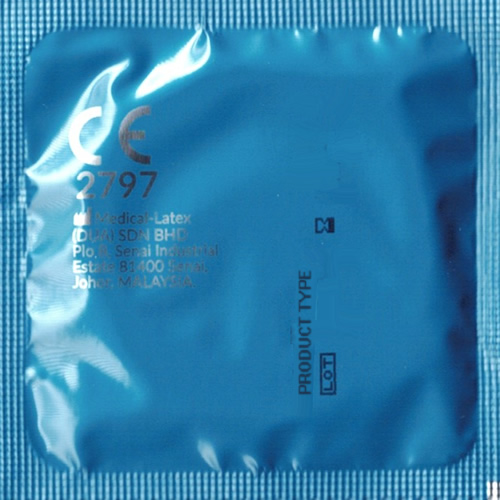 EasyGlide «Ribs & Dots» 10 ribbed and dotted condoms for more pleasure