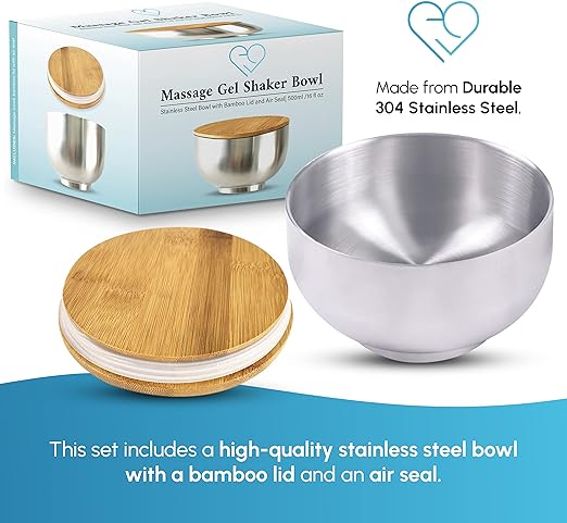 EROTICGEL «Massage Gel Set» 5x5g japanisches Massagegel-Pulver + Schale für Nuru-Massagegel (6)