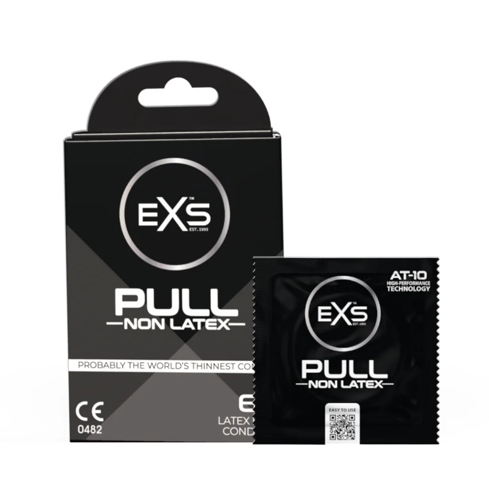 EXS «Pull» Non Latex, 6 latexfreie, absolut geruchlose Kondome (3)