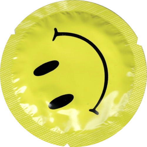 EXS «Smiley Face» 12 glückliche Kondome (Rundfolien)