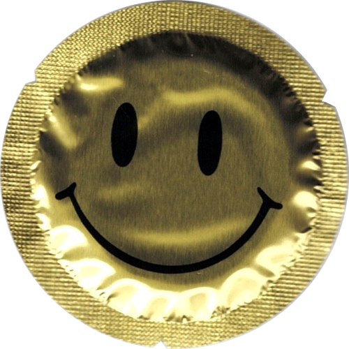 EXS «Smiley Face» 12 glückliche Kondome (Rundfolien)