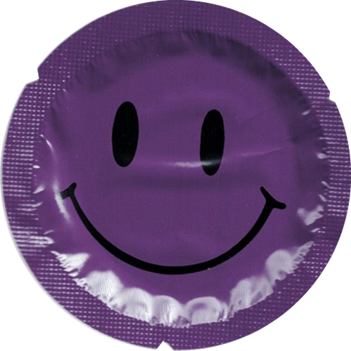EXS «Smiley Face» 12 glückliche Kondome (Rundfolien)