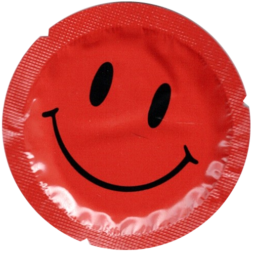 EXS «Smiley Face» 12 glückliche Kondome (Rundfolien)