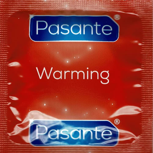 Pasante «Climax» 12 ribbed condoms with special lubrication (warming and cooling)