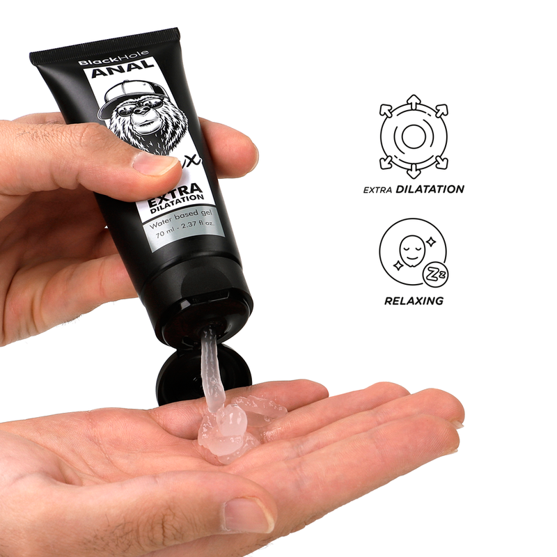 Black Hole «Extra Dilatation» Anal Relax Gel 70ml wasserbasiertes Gleitgel für Analsex
