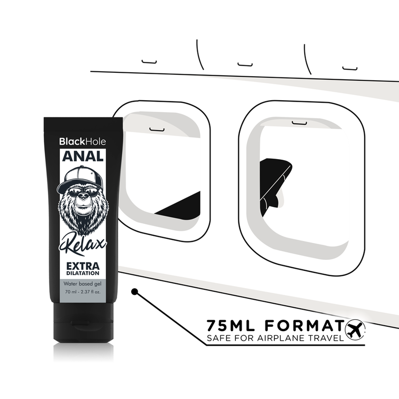 Black Hole «Extra Dilatation» Anal Relax Gel 70ml wasserbasiertes Gleitgel für Analsex