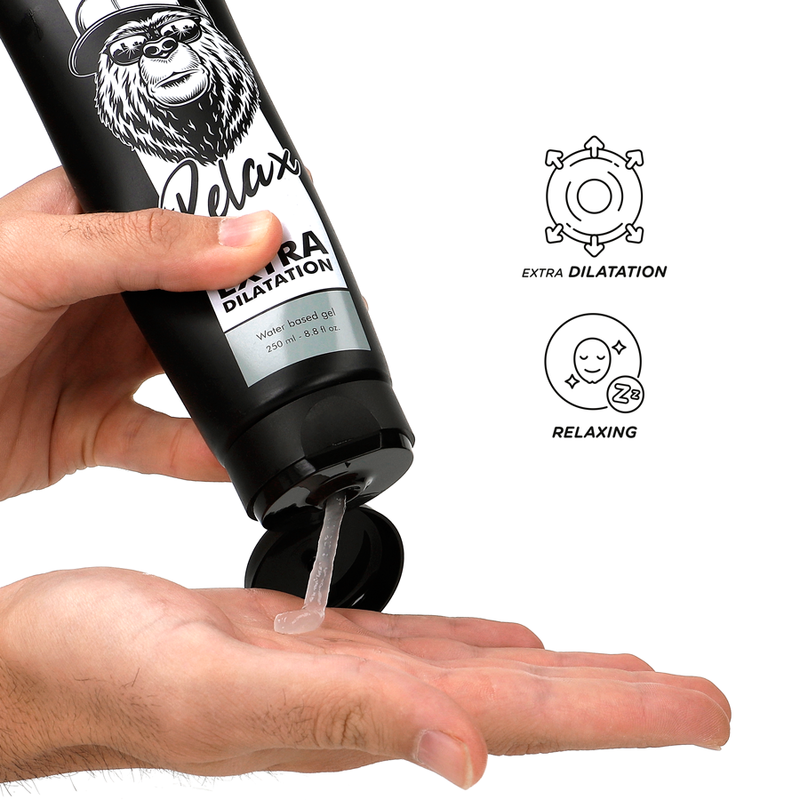 Black Hole «Extra Dilatation» Anal Relax Gel 250ml wasserbasiertes Gleitgel für Analsex