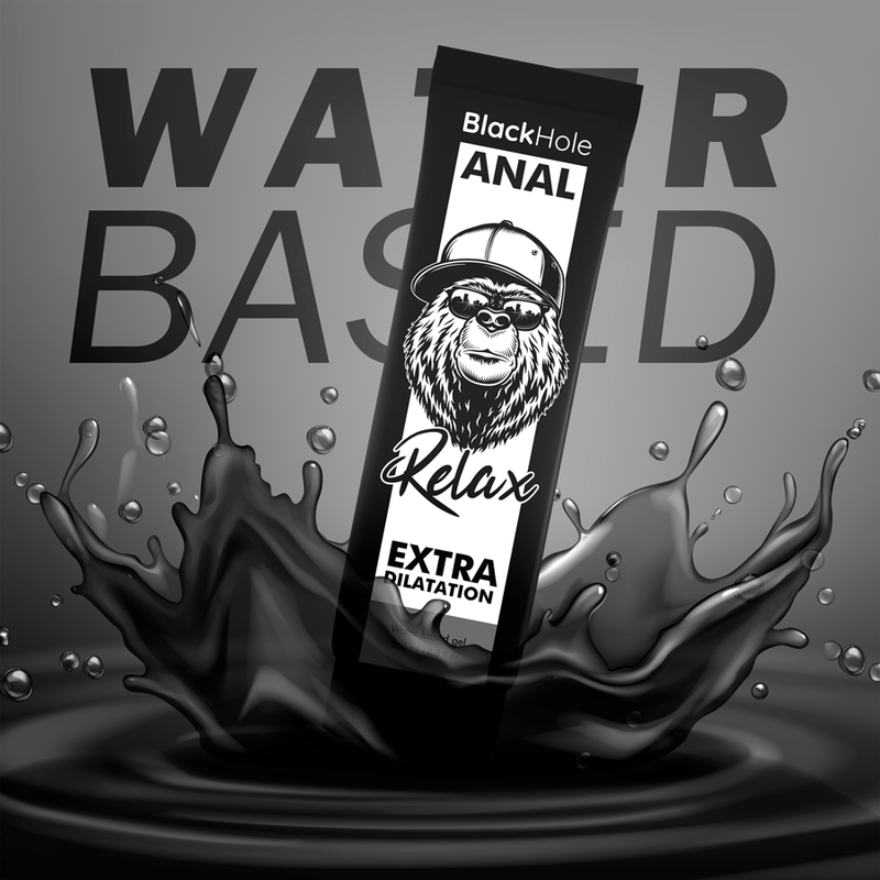 Black Hole «Extra Dilatation» Anal Relax Gel 250ml wasserbasiertes Gleitgel für Analsex