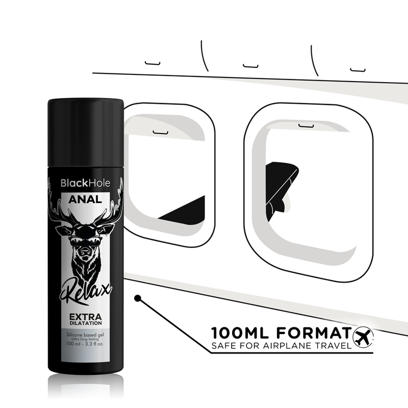 Black Hole «Silicone Extra Dilatation» Anal Relax Gel 100ml silikonbasiertes Gleitgel für Analsex