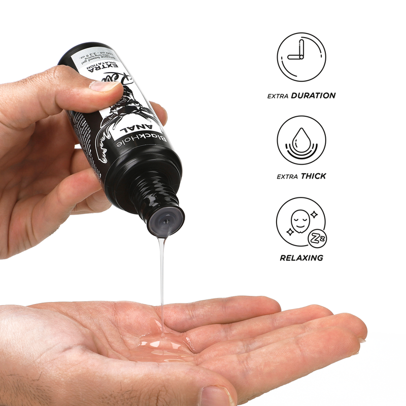 Black Hole «Silicone Extra Dilatation» Anal Relax Gel 100ml silikonbasiertes Gleitgel für Analsex