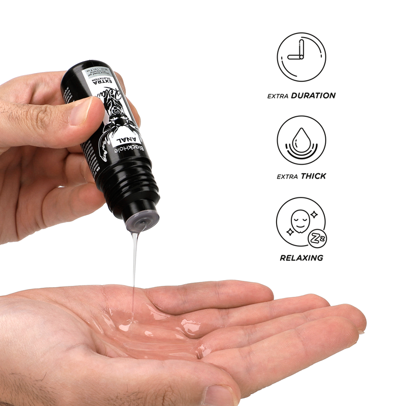 Black Hole «Silicone Extra Dilatation» Anal Relax Gel 30ml silikonbasiertes Gleitgel für Analsex