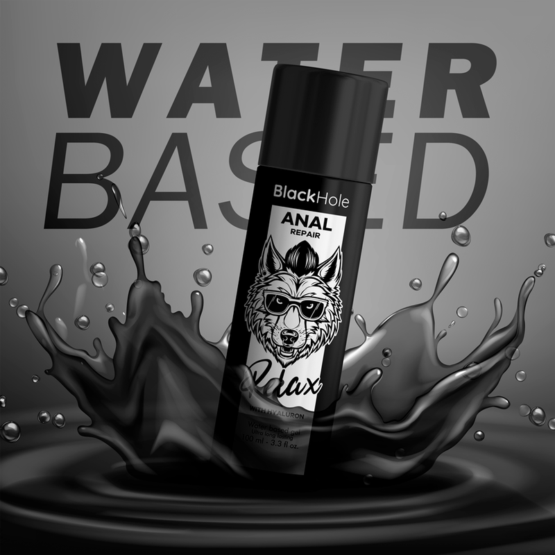 Black Hole «Anal Repair» Anal Relax Gel 100ml wasserbasiertes Gleitgel für Analsex
