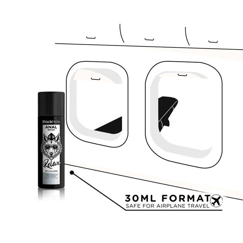 Black Hole «Anal Repair» Anal Relax Gel 30ml wasserbasiertes Gleitgel für Analsex