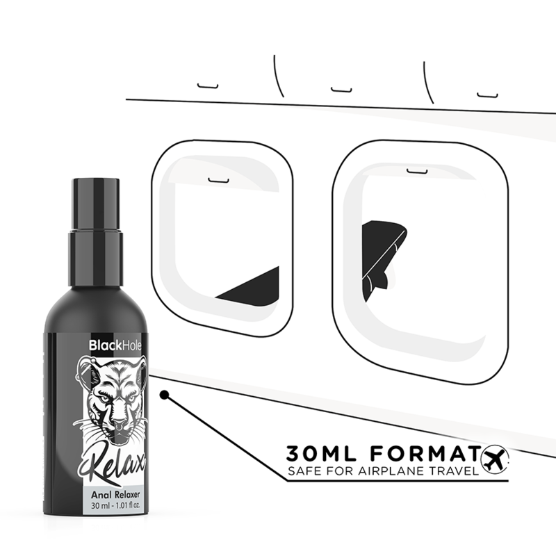 Black Hole «Anal Relaxer Spray» 30ml Intimspray für mehr Entspannung beim Analsex