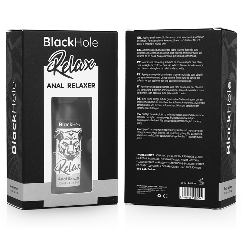 Black Hole «Anal Relaxer Spray» 30ml Intimspray für mehr Entspannung beim Analsex