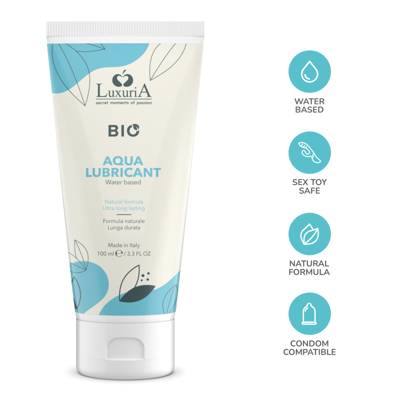 LuxuriA BIO «Aqua Lubricant» 100ml wasserbasiertes natürliches Gleitgel