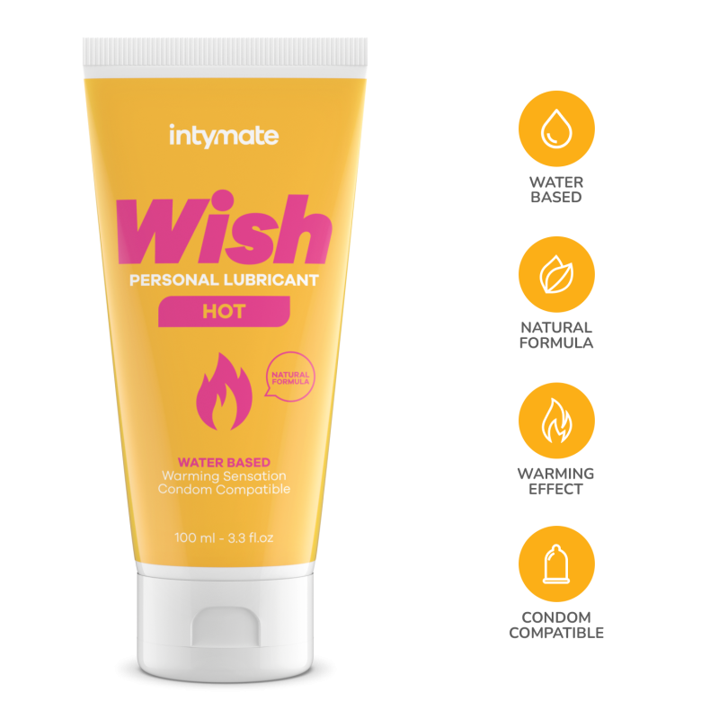 Intymate «Wish» Hot, 100ml stimulierendes Gleitgel mit Wärme-Effekt
