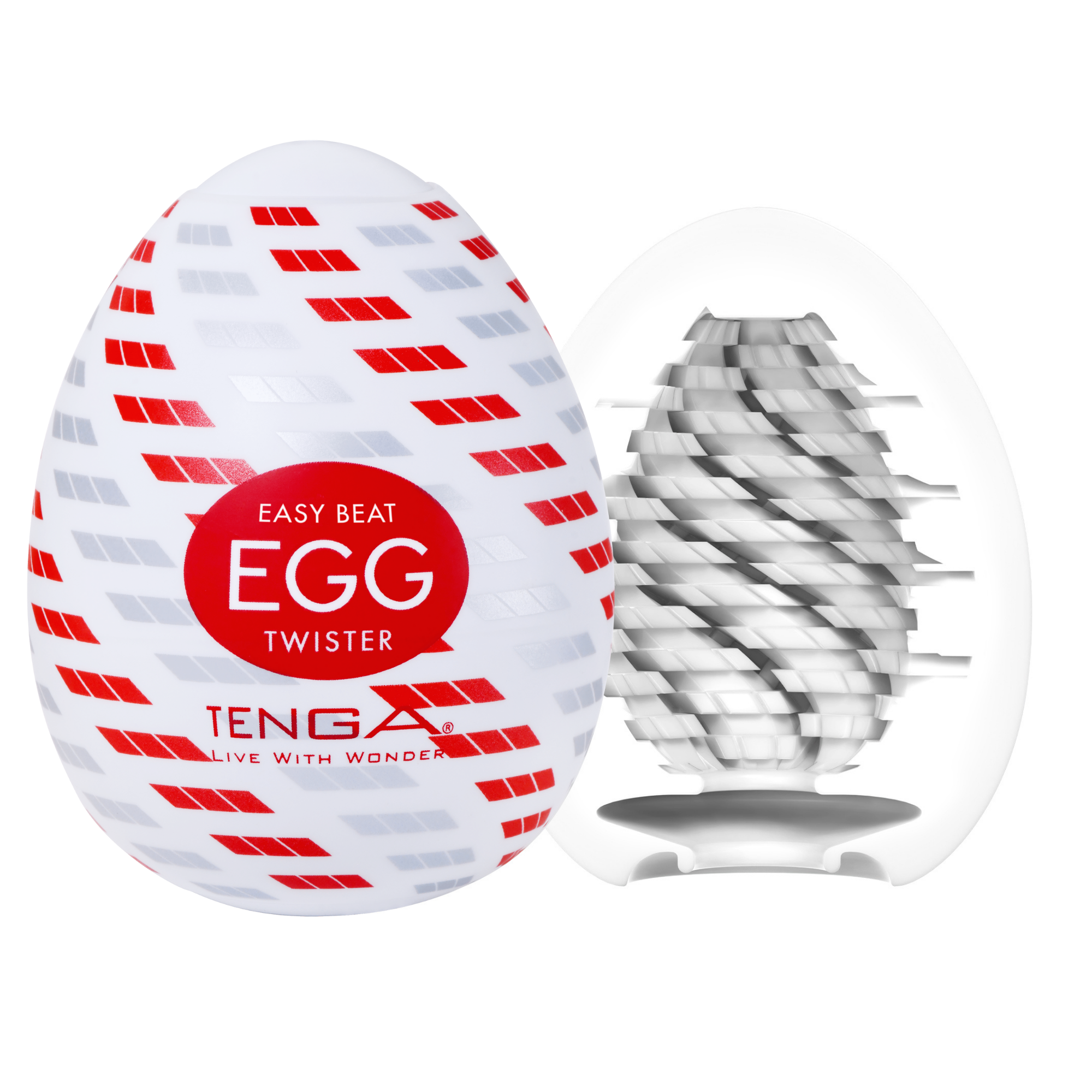 Tenga Egg «Twister» Einmal-Masturbator mit stimulierender Struktur (Spiral-Rippen)
