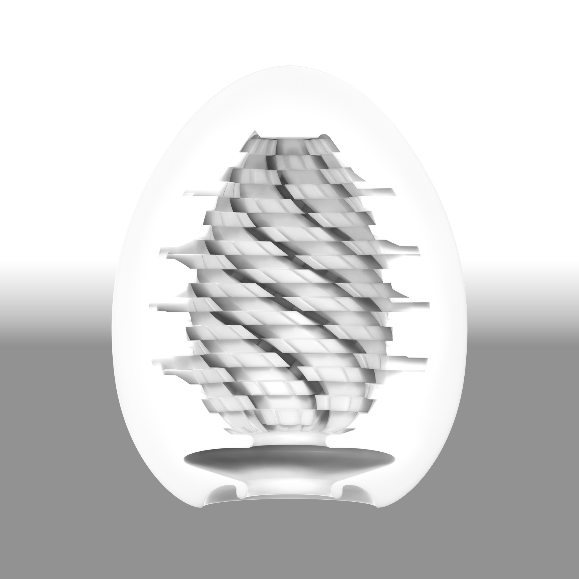 Tenga Egg «Twister» Einmal-Masturbator mit stimulierender Struktur (Spiral-Rippen)