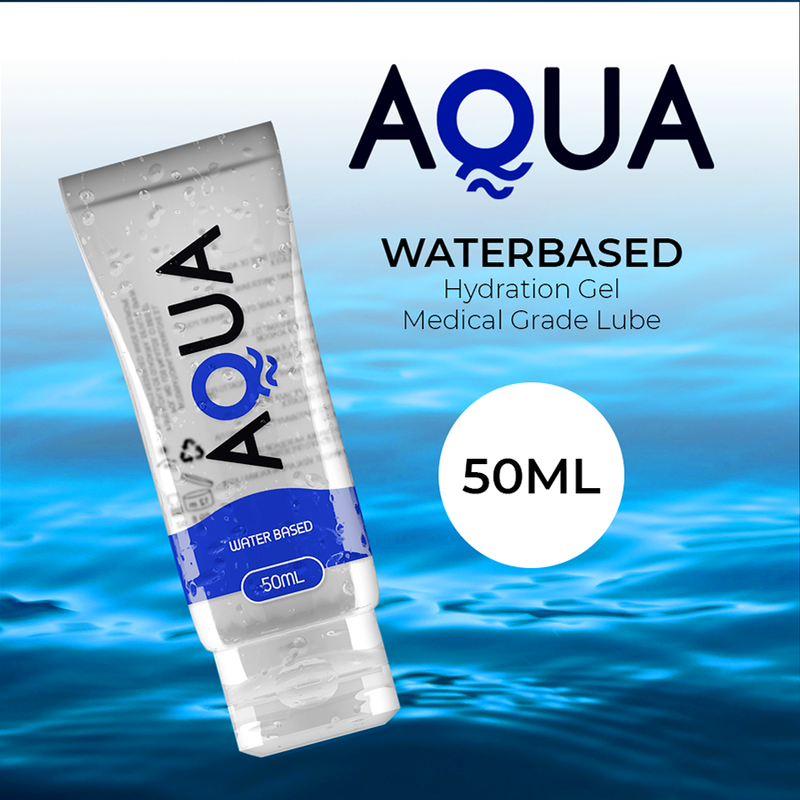 AQUA «Waterbased Lubricant» 50ml wasserbasiertes Gleitgel für natürliche Intim-Momente